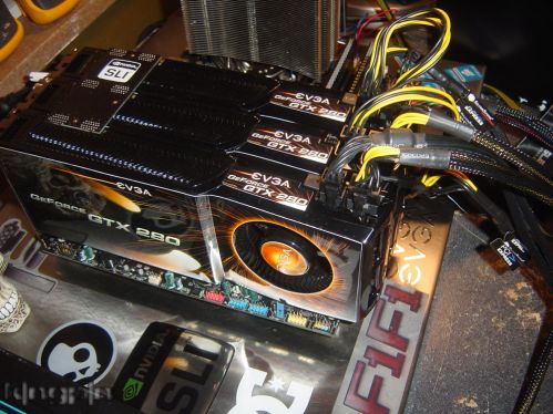 NVIDIA GeForce GTX 280 в Triple SLI