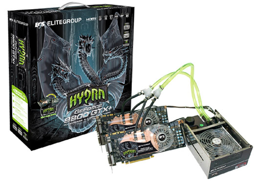 ECS GeForce 9800 GTX+ Hydra Pack