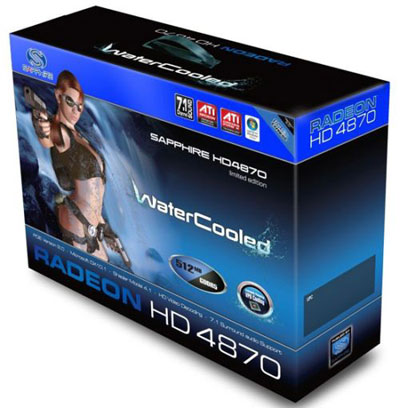 Видеокарта Sapphire Radeon HD 4870 с водяным охлаждением
