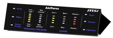 Панель AirForce к видеокарте MSI N260GTX Lightning