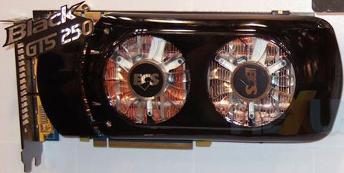 Видеокарта ECS Black GTS 250 2GB