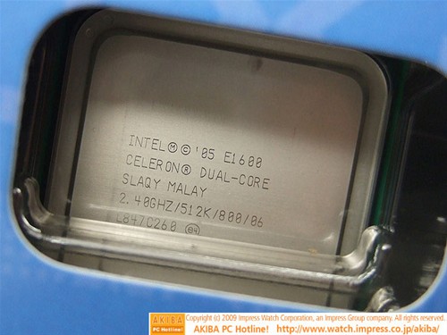 процессоры Intel Celeron E1600