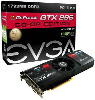 EVGA GeForce GTX 295 with box new