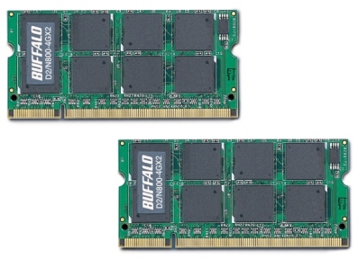 Оперативная память Buffalo DDR2-800 2x4 Gb