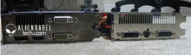 Radeon HD 5950 (справа) и Radeon HD 5870