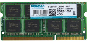 оперативная память Kingmax SO-DIMM DDR3 4 ГБ