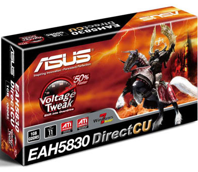 Видеокарта ASUS EAH5830 DirectCU