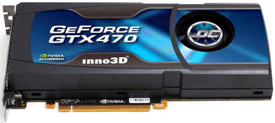 видеокарта Inno3D GeForce GTX 470 brown