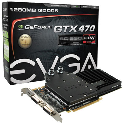 Видеокарта EVGA GeForce GTX 470 HC FTW