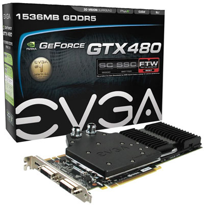 Видеокарта EVGA GeForce GTX 480 HC FTW
