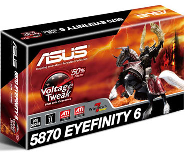 видеокарта ASUS Radeon HD 5870 Eyefinity 6 Edition