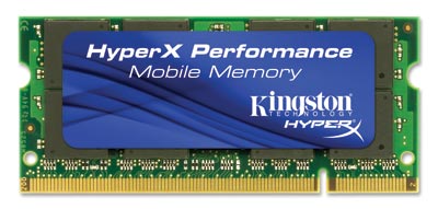 Kingston выпустила трехгигабайтные комплекты DDR2 SO-DIMM-памяти для ноутбуков