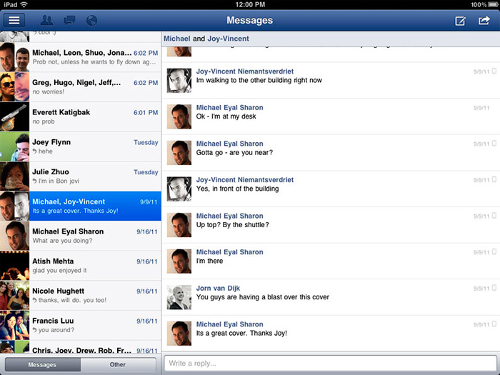 Facebook выпустила приложение для iPad