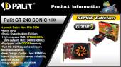 видеокарта Palit GT 240 Sonic