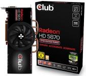 Видеокарта Club 3D Radeon HD5870 Overclocked