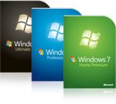 Microsoft показала официальные коробки Windows 7