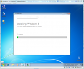Скриншот установки Windows 8