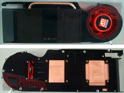 Стоковый кулер Radeon HD 4870 X2