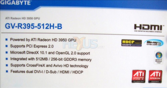 Видеокарта Radeon HD 3950