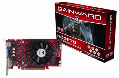 Видеокарта Gainward HD 3870 512MB