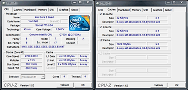 Core 2 Quad Q7600 – самый младший четырехъядерный процессор Intel