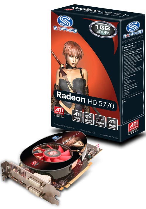 видеокарта Sapphire HD5770 1GB GDDR5 PCIE (New Edition)