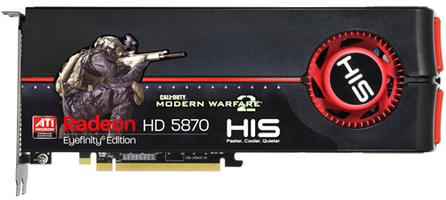 видеокарта HIS Radeon HD 5870 Eyefinity 6 Edition