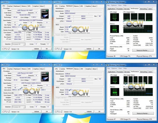 Разблокировка Phenom II X4 960T