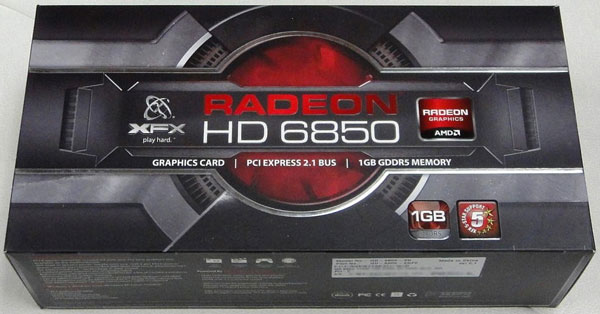 видеокарта XFX Radeon HD 6850