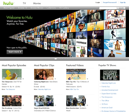 Hulu имеет все шансы поспорить за пользователей с YouTube