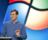 Январь 2007 г. Майкл Сиверт (Michael Sievert), вице-президент Microsoft по маркетингу, одно из мероприятий по запуску Vista на земную орбиту.
